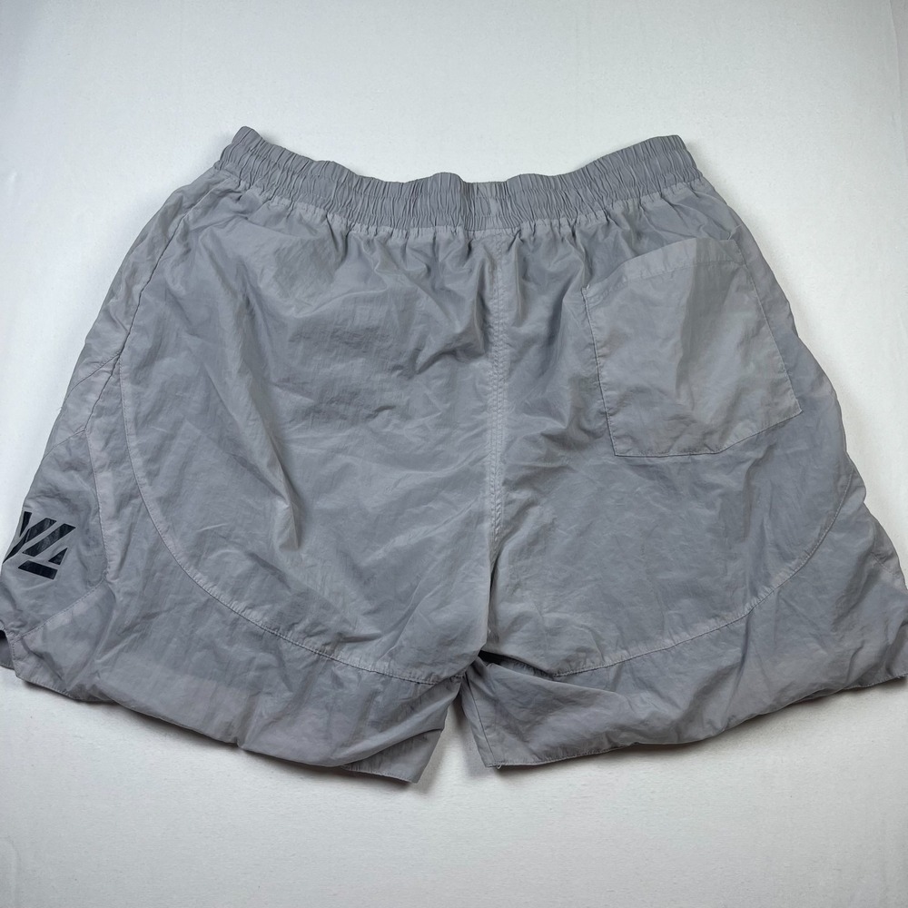 Gray Men's Active Drawstring Shorts - Picture 7 of 8
